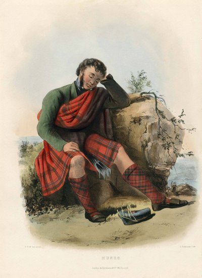 مونرو ، من عشائر المرتفعات الاسكتلندية ، حانة 1845 بواسطة روبرت رونالد مكيان